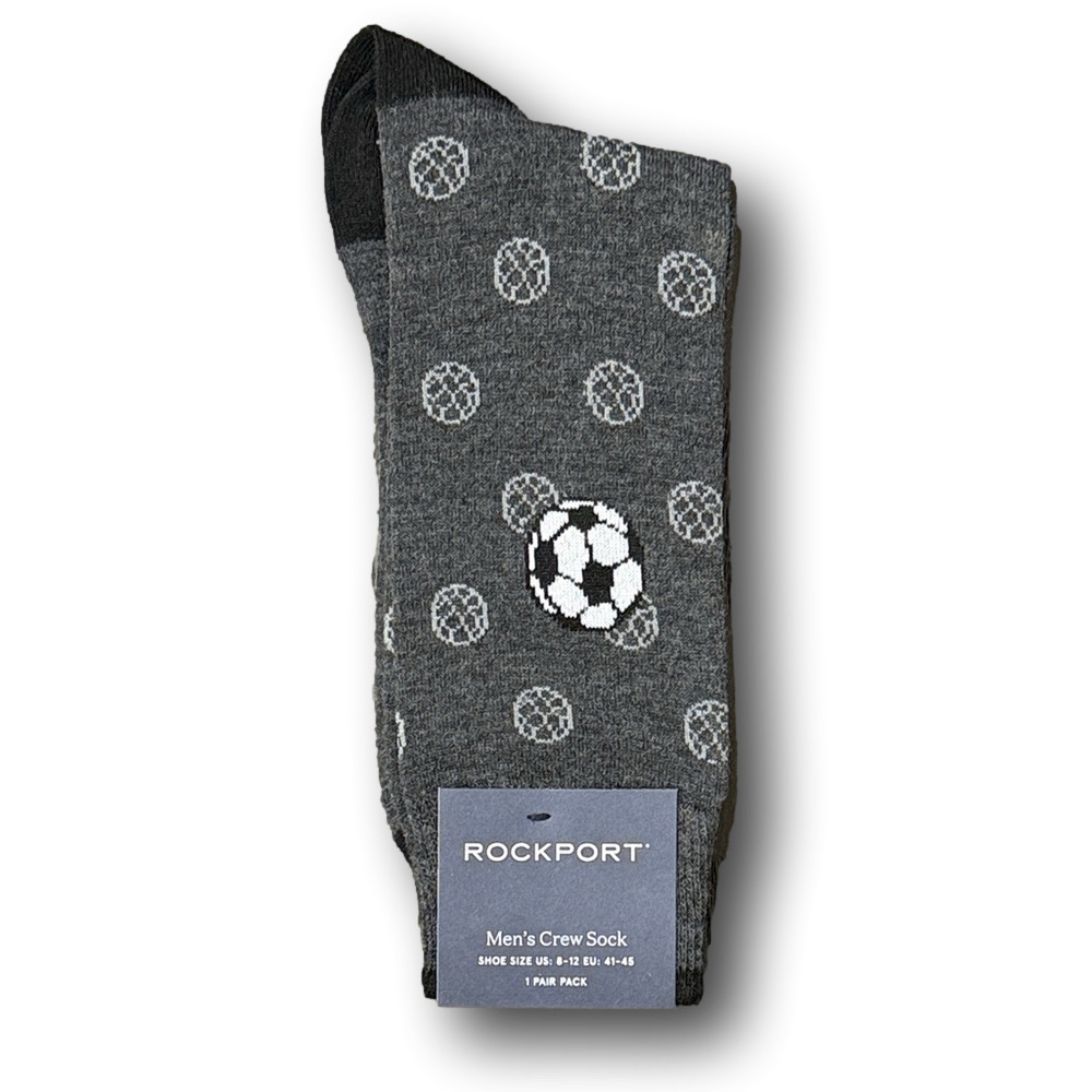 3/$18 Soccer Balls Funny Novelty Crew Socks - NWT